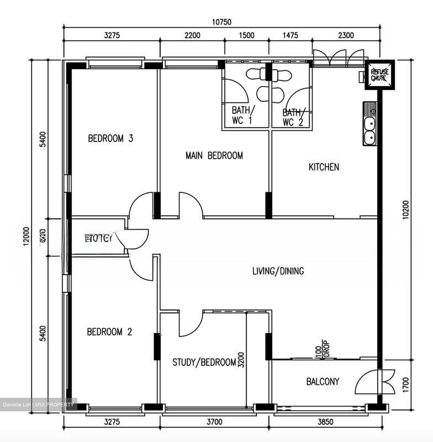 Blk 676D Waterway Brooks (Punggol), HDB 4 Rooms #545381751